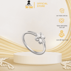 Nhẫn bạc hoa ngọt ngào Hàn Ngọc Jewelry