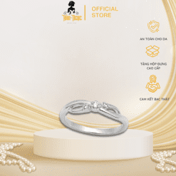Nhẫn bạc Triple Shine Hàn Ngọc Jewelry